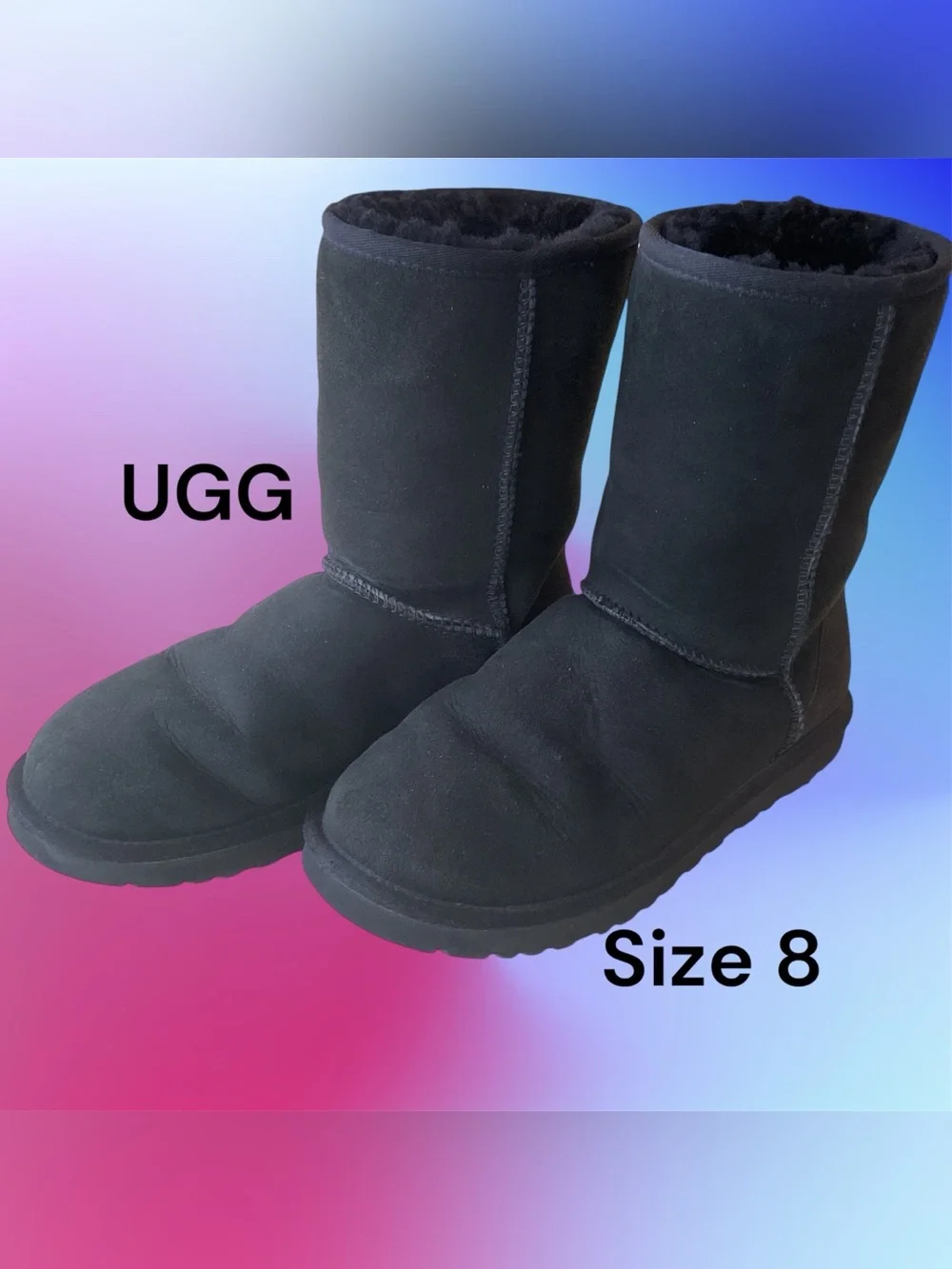 UGG Leather Sheepskin Boots